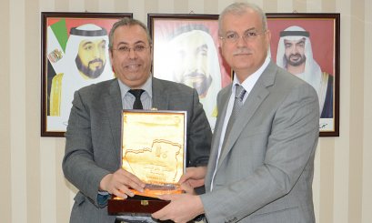AAU President Greeted the University President of Yahia Fares Algeria 