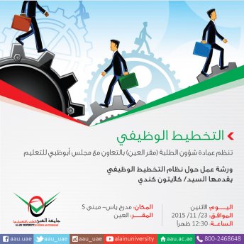 Workshop about Career Planning - Al Ain Campus 