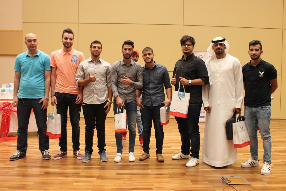 The Deanship of Student Affairs Honors Distinguished Students in Activities - Abu Dhabi Campus