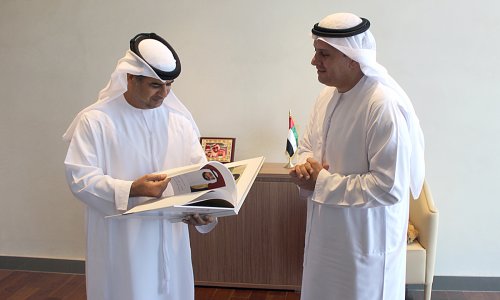 A Fraternal meeting between the Abu Dhabi Judicial Department Undersecretary and the AAU Chancellor