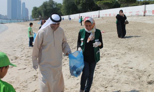 AAU Students –Abu Dhabi Campus- participate in “Arab Environment Day”