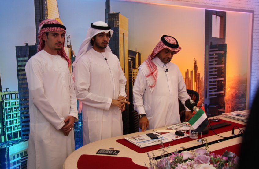 زيارة طلابية إلى شبكة قنوات دبي بمناسبة اليوم العالمي للتلفزيون - مقر العين