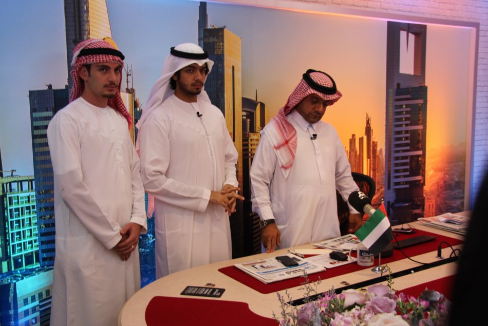 زيارة طلابية إلى شبكة قنوات دبي بمناسبة اليوم العالمي للتلفزيون - مقر العين
