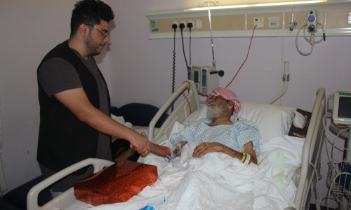 A Visit to meet the elderly patients on the World Elderly Day