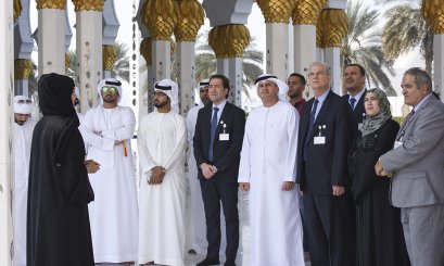 AAU started the events of the “Year of Zayed” by visiting Sheikh Zayed Mosque