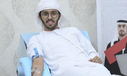 جامعة العين تنظم حملة للتبرع بالدم تحت شعار 