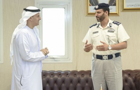 AAU Chancellor promotes cooperation aspects with Al Ain Police