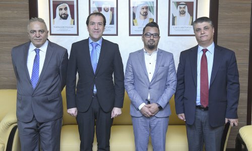 AAU discusses cooperation aspects with Harvard Business Review Arabia