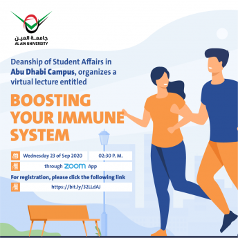 A lecture entitled BOOSTING YOUR IMMUNE SYSTEM