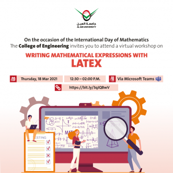 WRITING MATHEMATICAL EXPRESSIONS WITH  LATEX