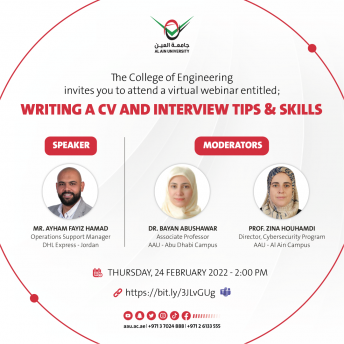 Workshop on: Writing a CV and interview tips & skills