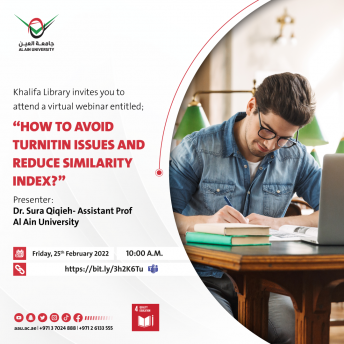 Workshop on: How to avoid Turnitin issues and reduce similarity index?