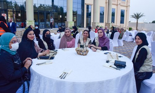 إفطار طلابي بحضور رئيس الجامعة يعيد البهجة والأجواء الرمضانية