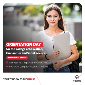 Orientation day of the College of Education for New students (Abu Dhabi Campus)