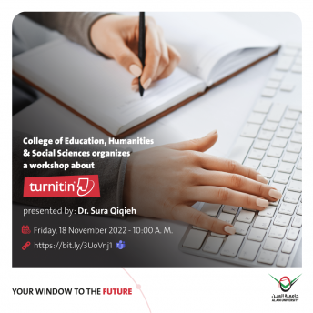 a workshop about turnitin