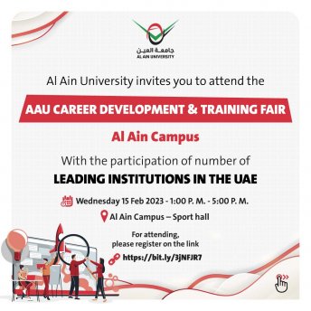 AAU CAREER DEVELOPMENT & TRAINING FAIR Al Ain Campus