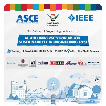 AL AIN UNIVERSITY FORUM FOR SUSTAINABILITY IN ENGINEERING 2023