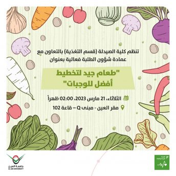 طعام جيد لتخطيط أفضل للوجبات