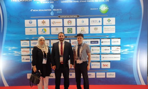 The Civil Engineering faculty members attend the Fourth MENA Desalination Projects Forum
