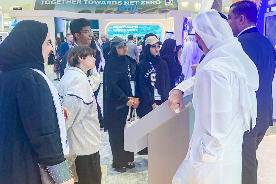 Student's visit to ADIPEC 2023