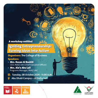 Igniting Entrepreneurship: Turning Ideas into Action - Guest Lecture by INJAZ UAE