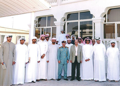 AAU Law Students on a Visit to Al Ain Police