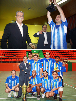 AAU Staff Football Cup Goes to Abu Dhabi Administrative Team