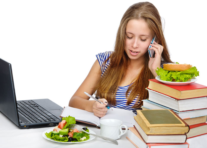 التغذية السليمة، الامتحانات، الأكل الصحي، جامعة العين
